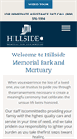 Mobile Screenshot of hillsidememorial.org